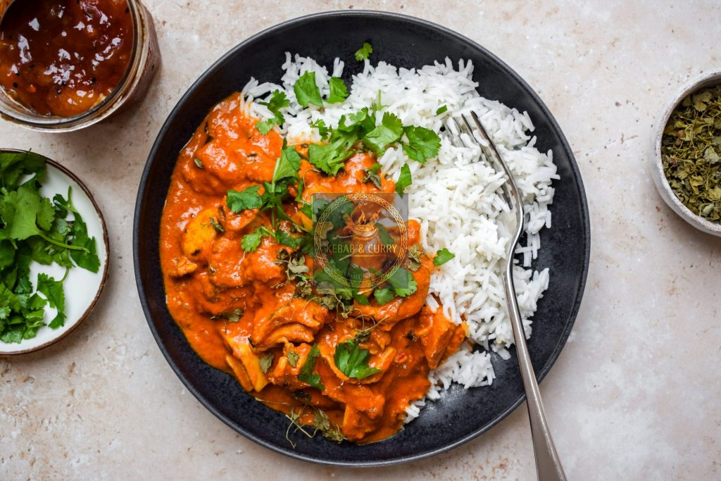 Butter Chicken Rice Bowl